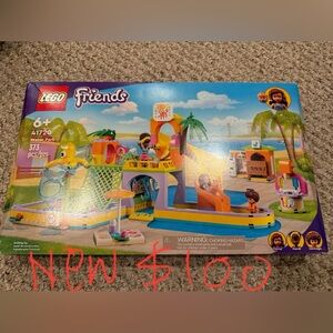 LEGO Friends Tropical Water Park Set - Yellow, Blue, Pink